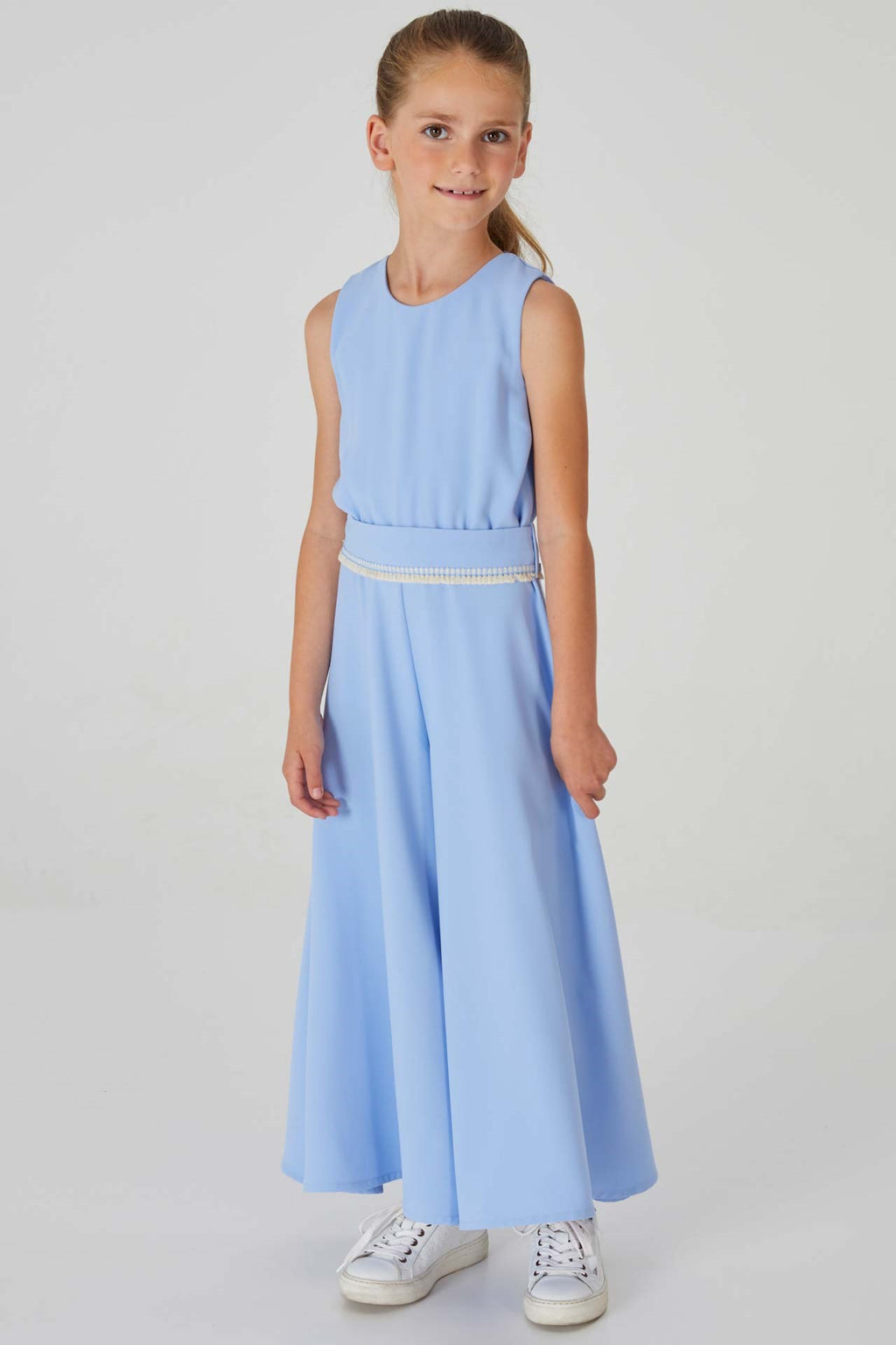 Jumpsuits zonder mouw blauw Blue Bay