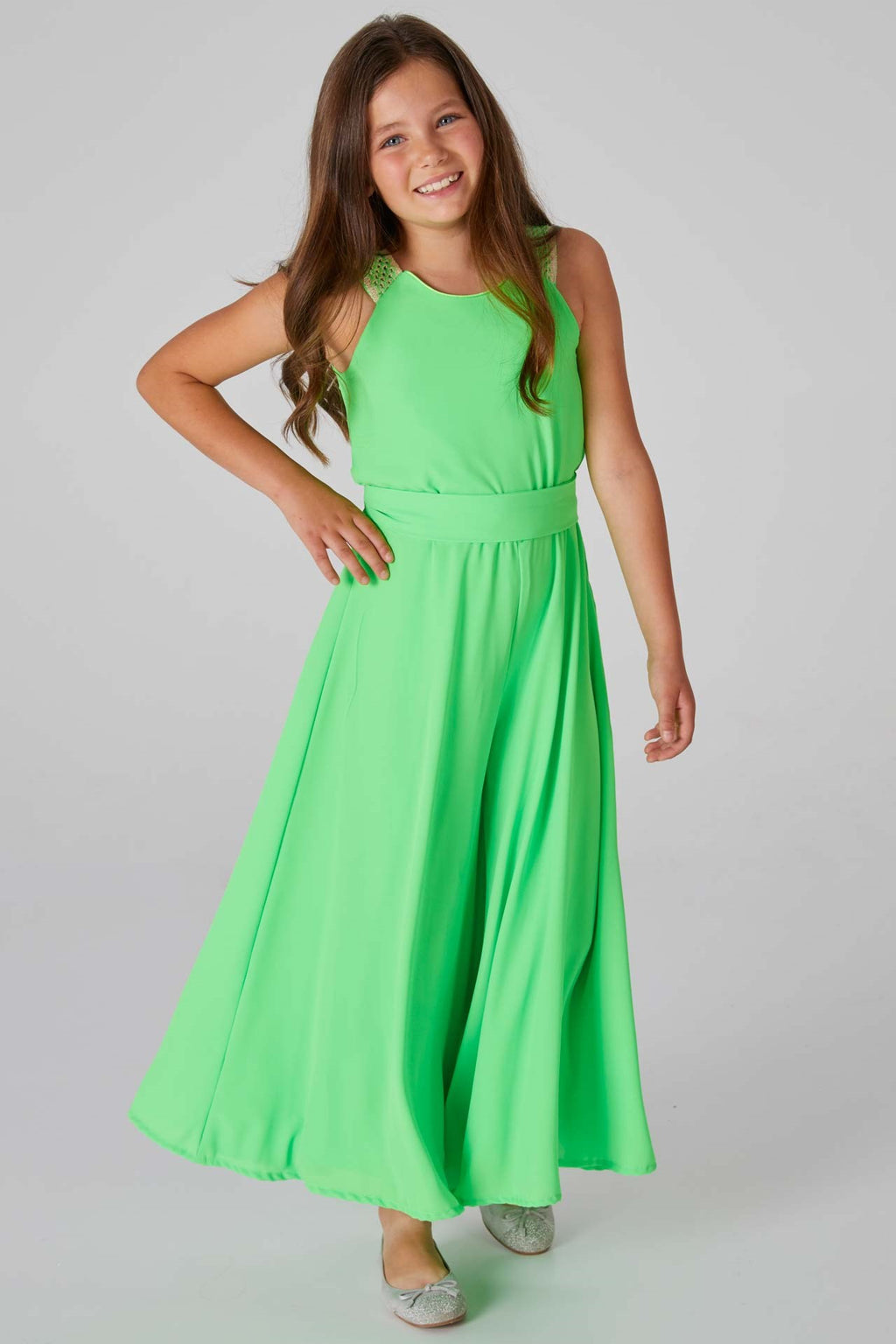 Jumpsuits zonder mouw groen Blue Bay