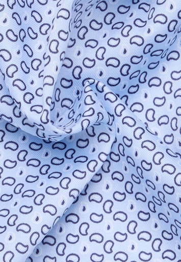 Hemden lange mouw blauw ETERNA