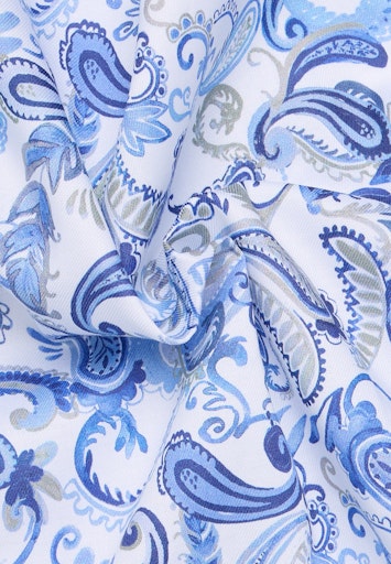 Hemden lange mouw blauw ETERNA