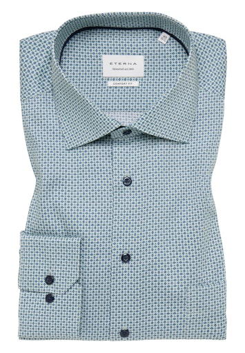 Hemden lange mouw groen ETERNA