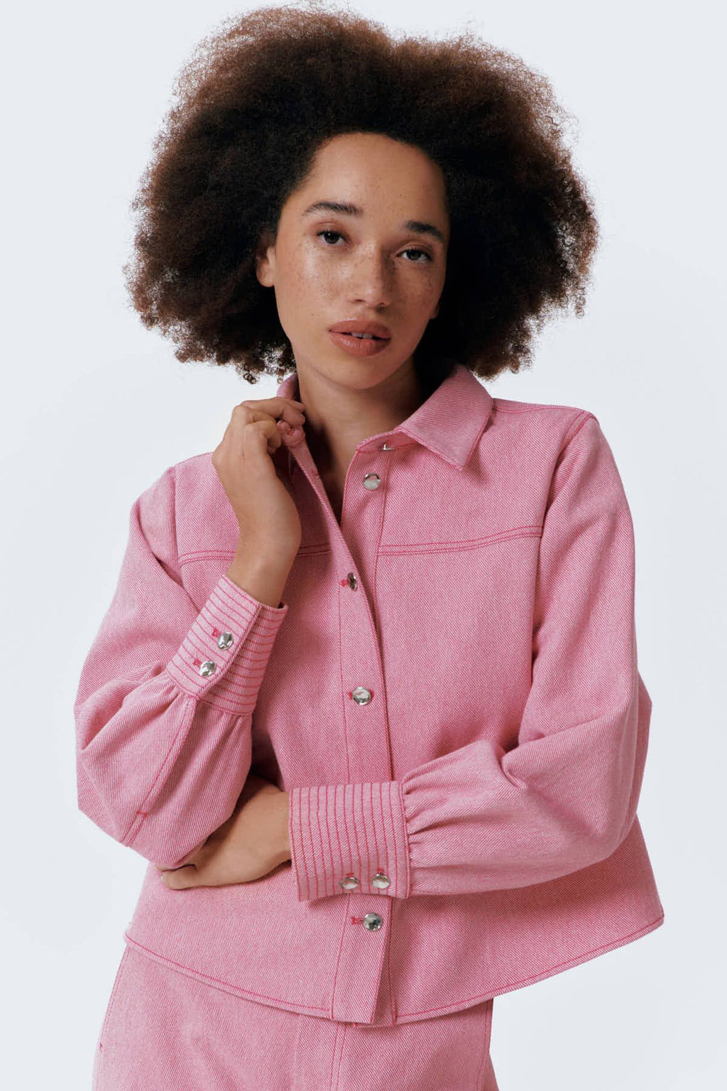 Blouses lange mouw roze Julia June