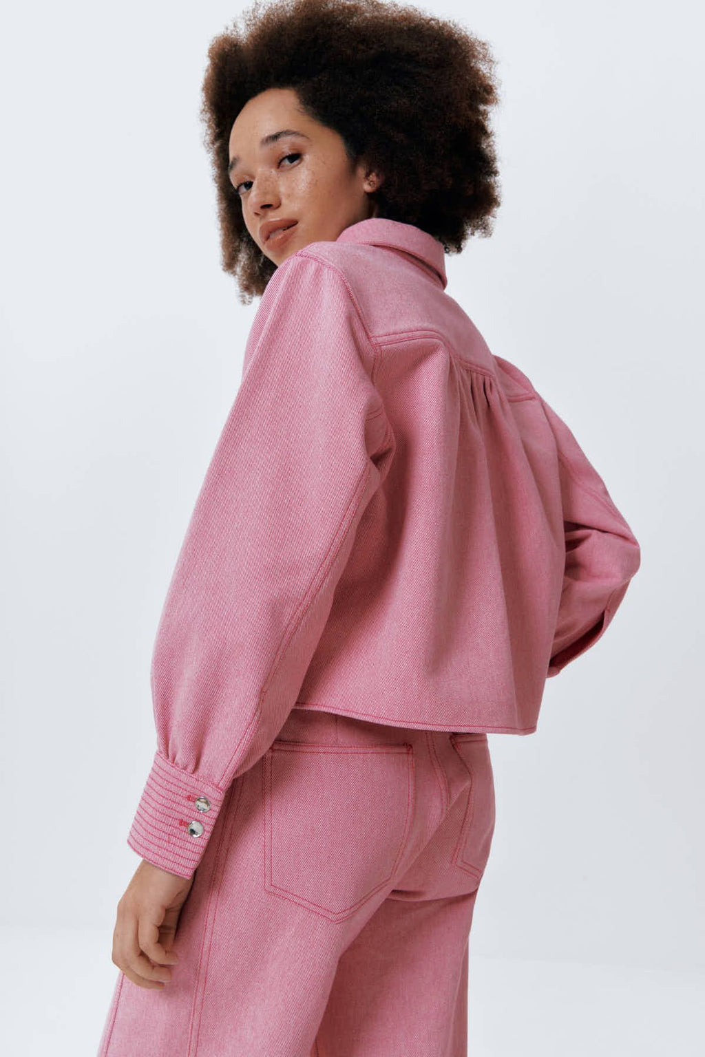 Blouses lange mouw roze Julia June