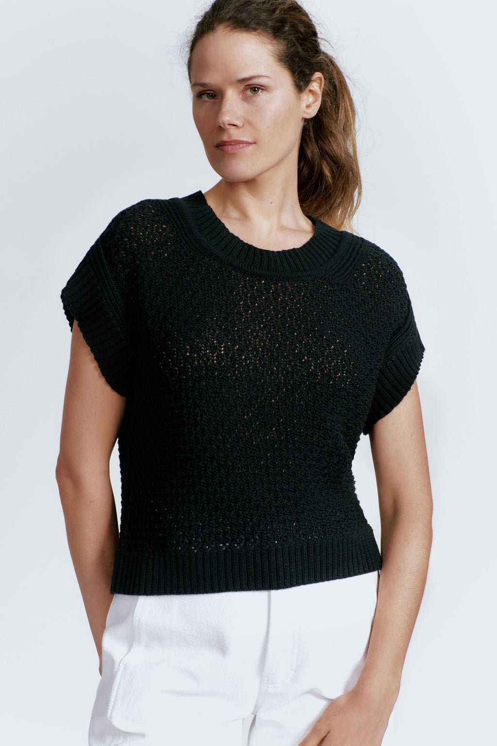 T-shirts korte mouw zwart Julia June