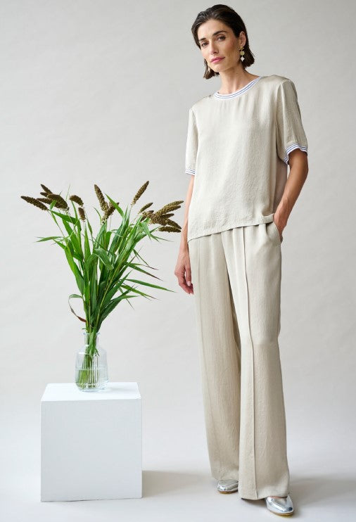 T-shirts korte mouw beige Margittes