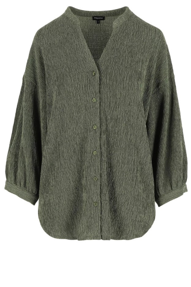 Blouses lange mouw groen Mayerline