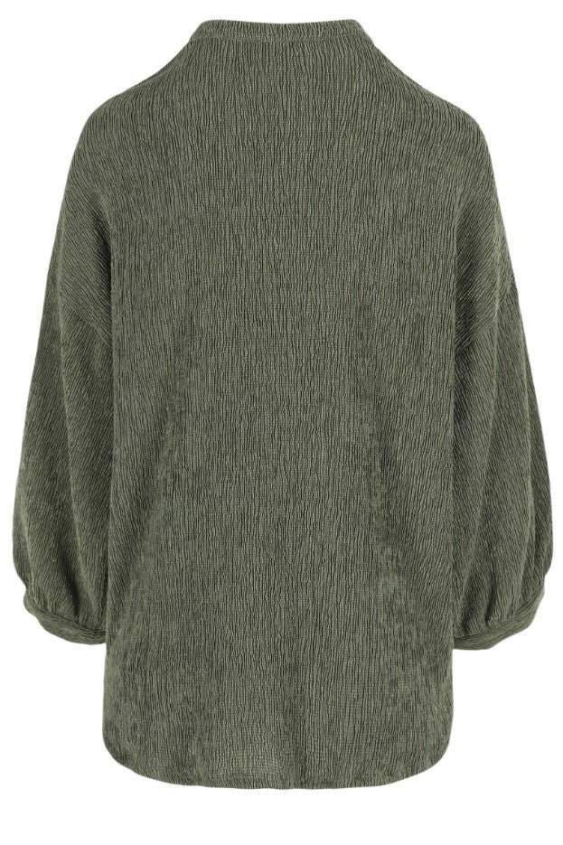 Blouses lange mouw groen Mayerline