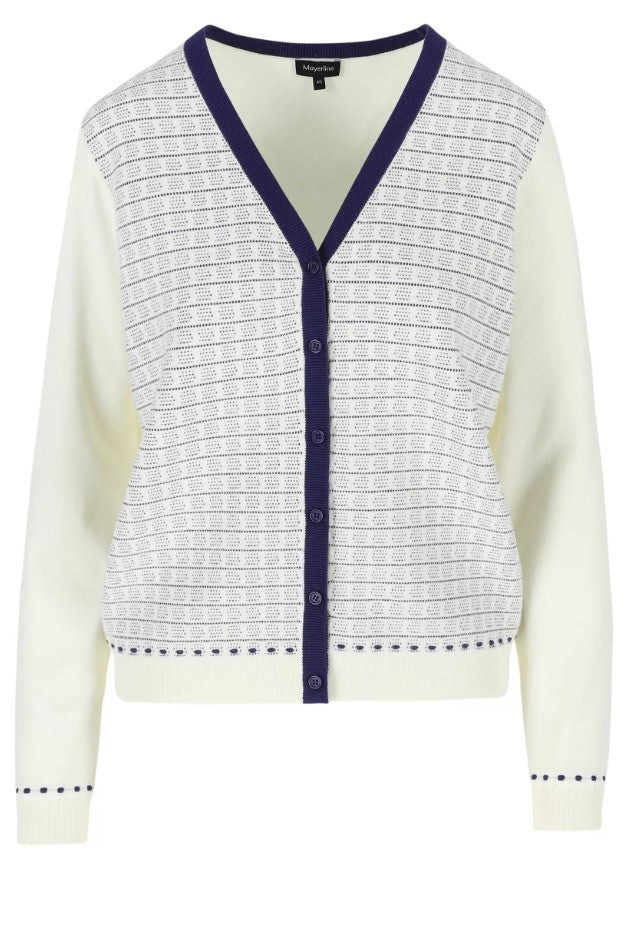 Cardigans wit Mayerline