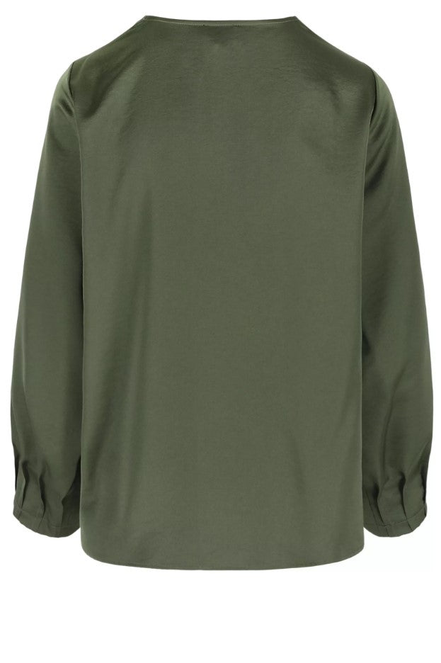 Blouses lange mouw groen Mayerline