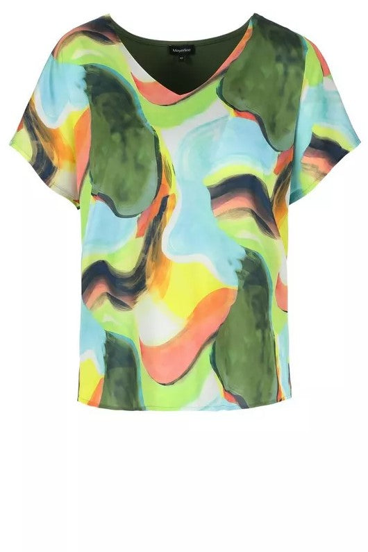 T-shirts korte mouw groen Mayerline