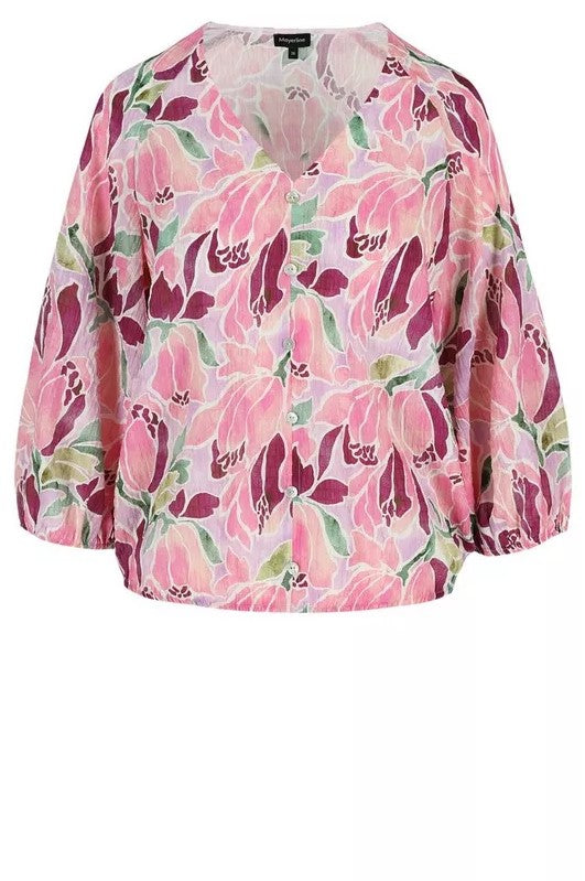 Blouses lange mouw roze Mayerline