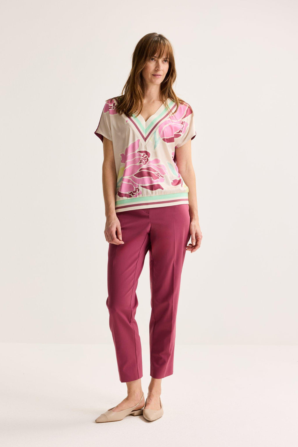 T-shirts korte mouw roze Mayerline