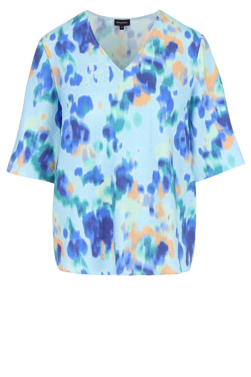 Blouses lange mouw blauw Mayerline