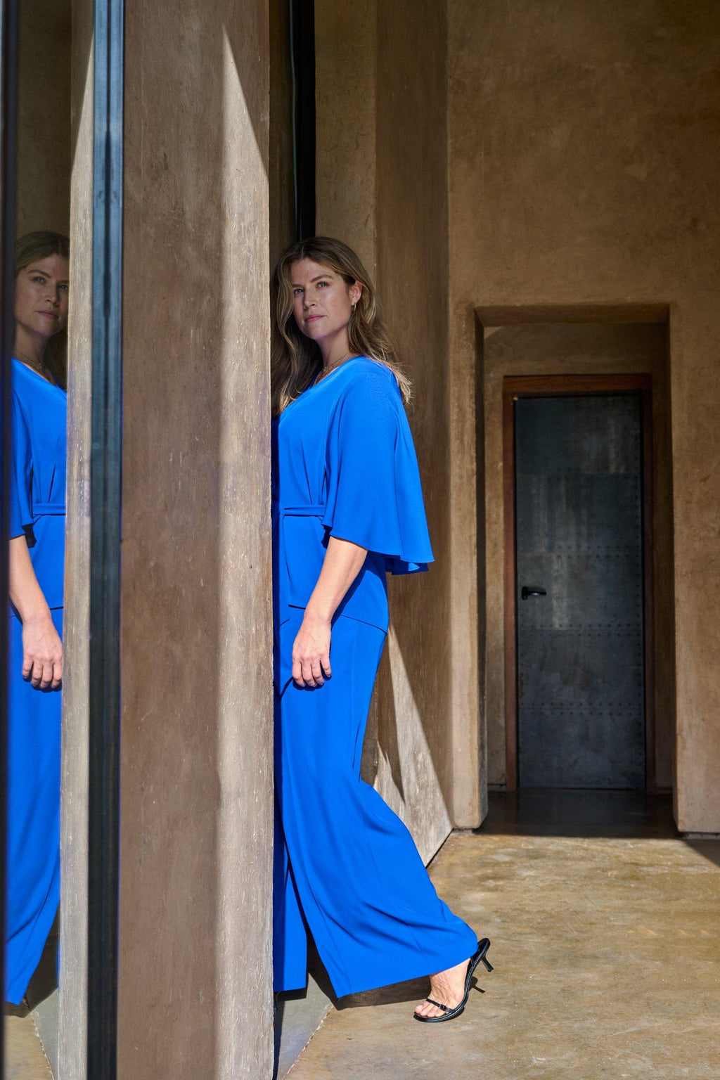 Blouses lange mouw blauw Mayerline