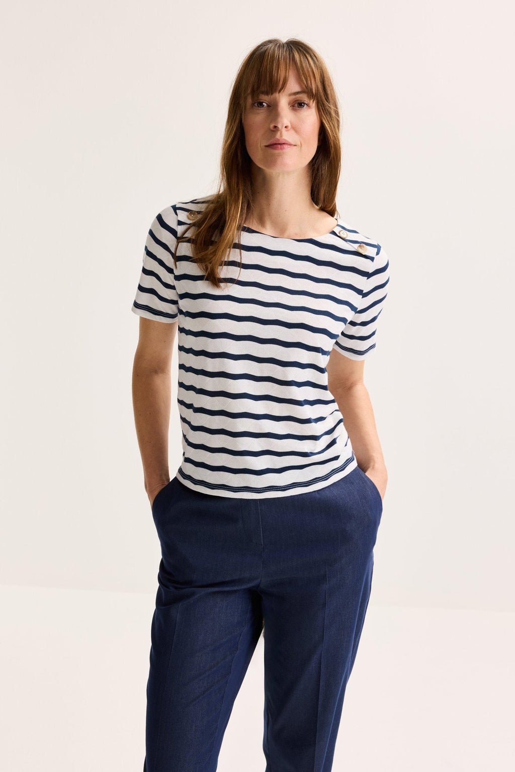 T-shirts korte mouw wit Mayerline