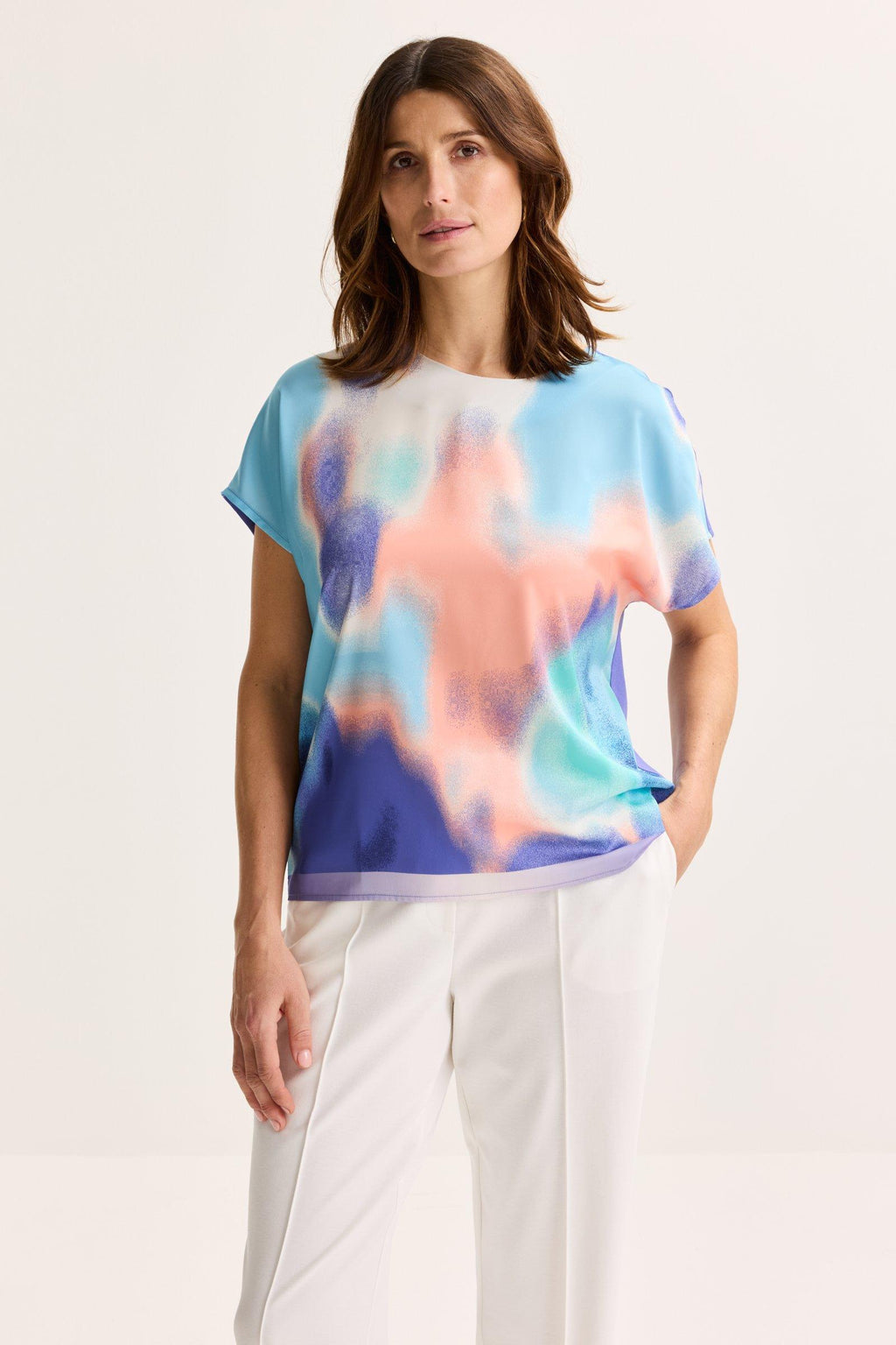 T-shirts korte mouw paars Mayerline