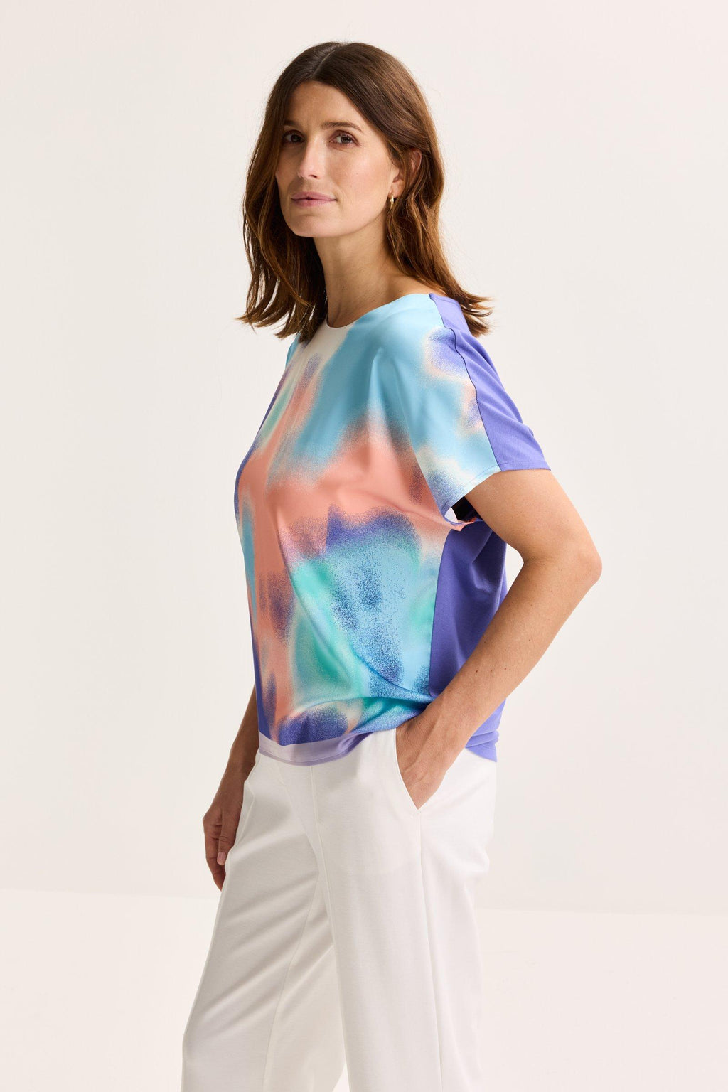 T-shirts korte mouw paars Mayerline