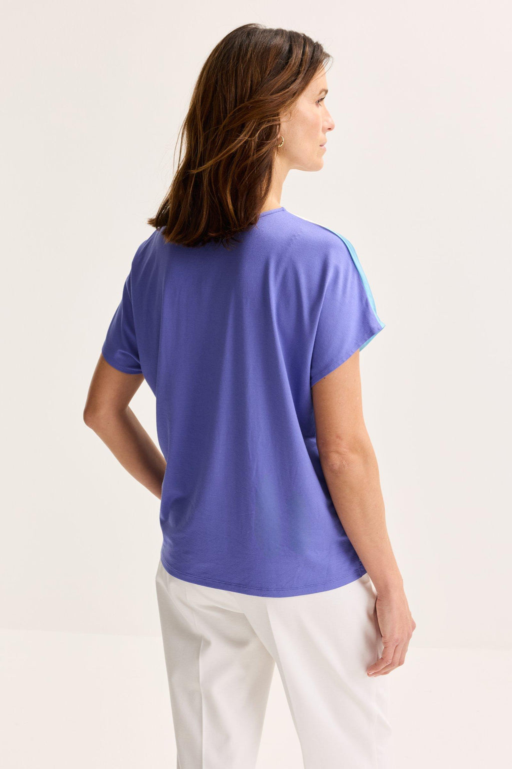 T-shirts korte mouw paars Mayerline