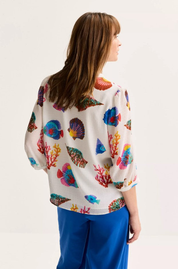 Blouses lange mouw wit Mayerline