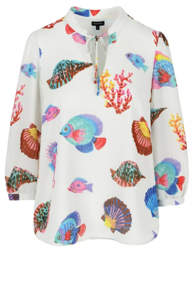 Blouses lange mouw wit Mayerline