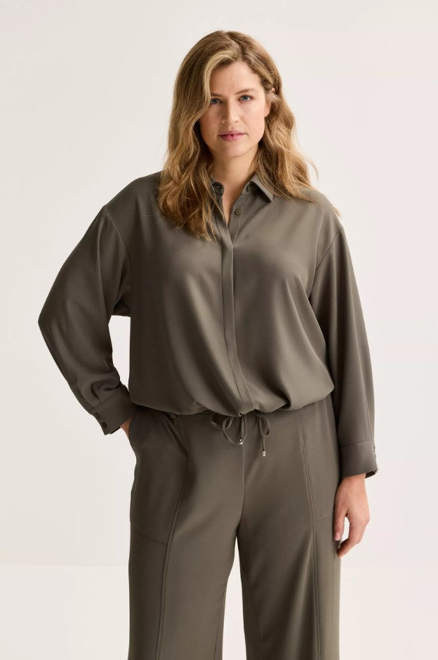 Blouses lange mouw groen Mayerline