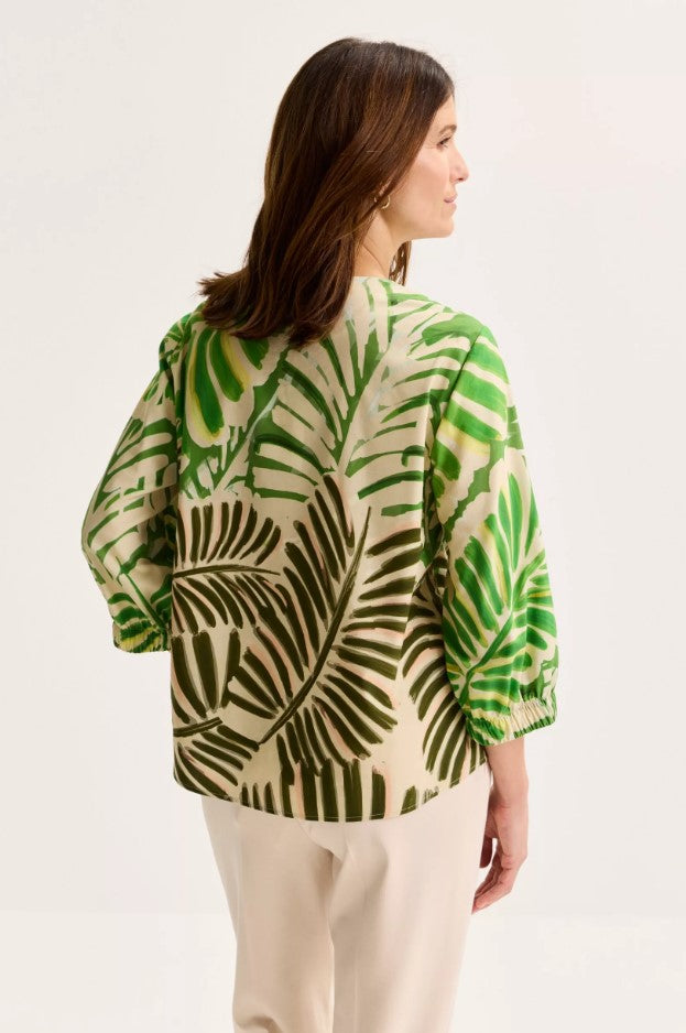 Blouses lange mouw groen Mayerline