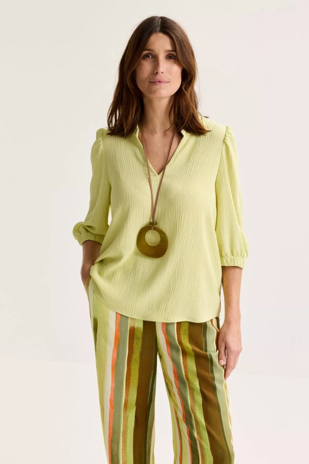 Blouses lange mouw geel Mayerline
