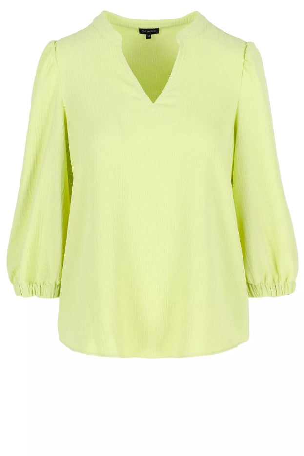Blouses lange mouw geel Mayerline
