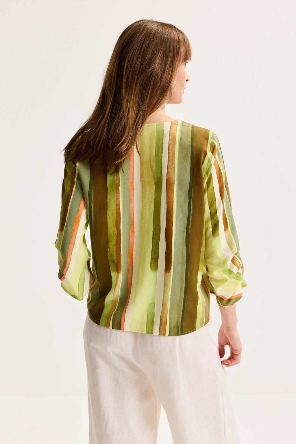 Blouses lange mouw groen Mayerline