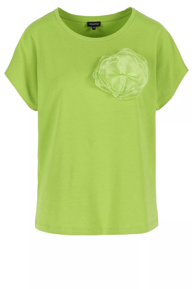 T-shirts korte mouw groen Mayerline