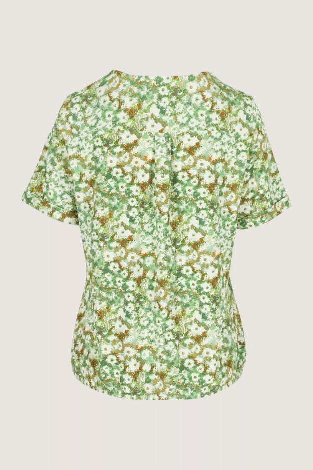 Blouses korte mouw groen Mayerline