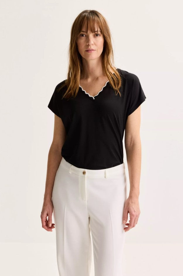 T-shirts korte mouw zwart Mayerline