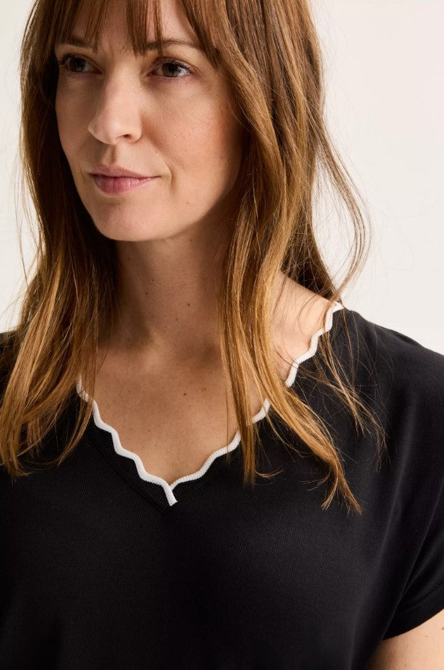 T-shirts korte mouw zwart Mayerline