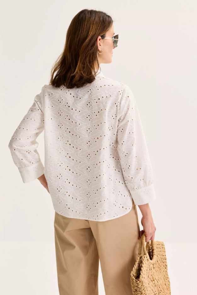 Blouses lange mouw wit Mayerline