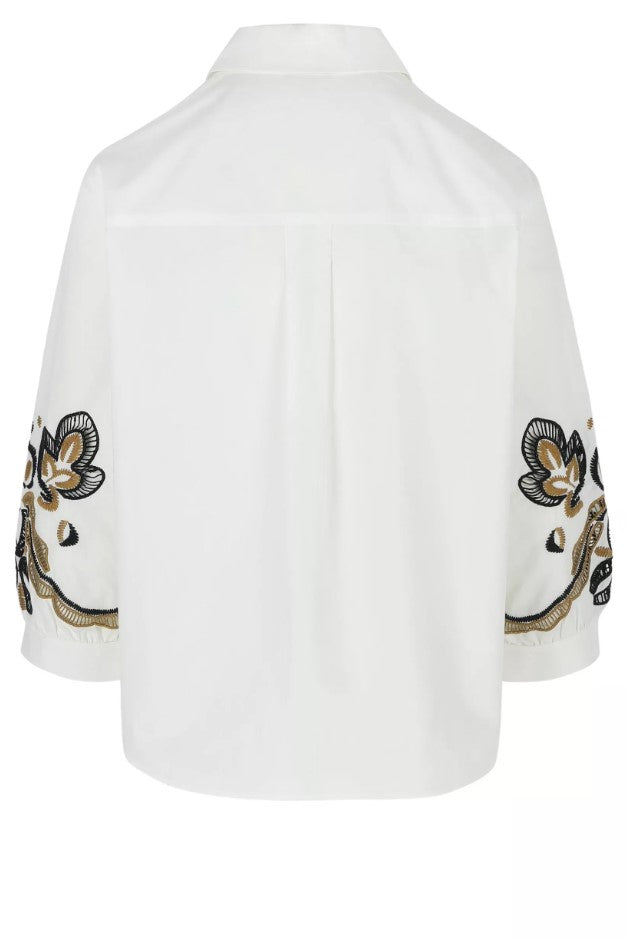 Blouses lange mouw wit Mayerline