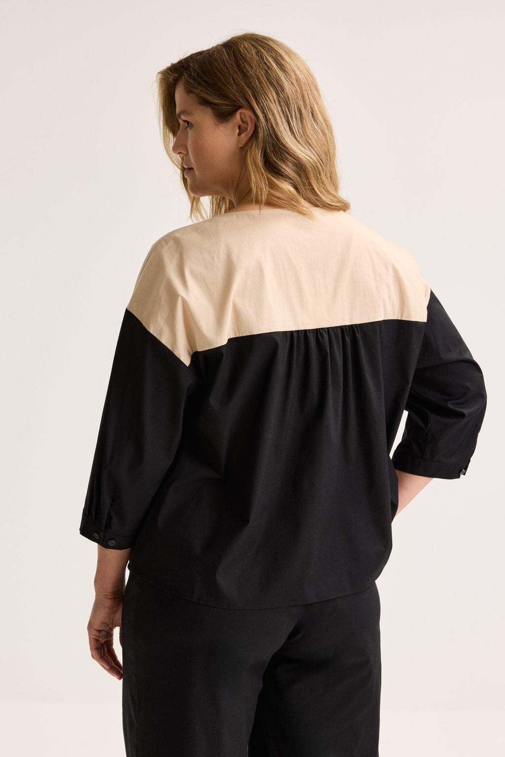 Blouses lange mouw zwart Mayerline