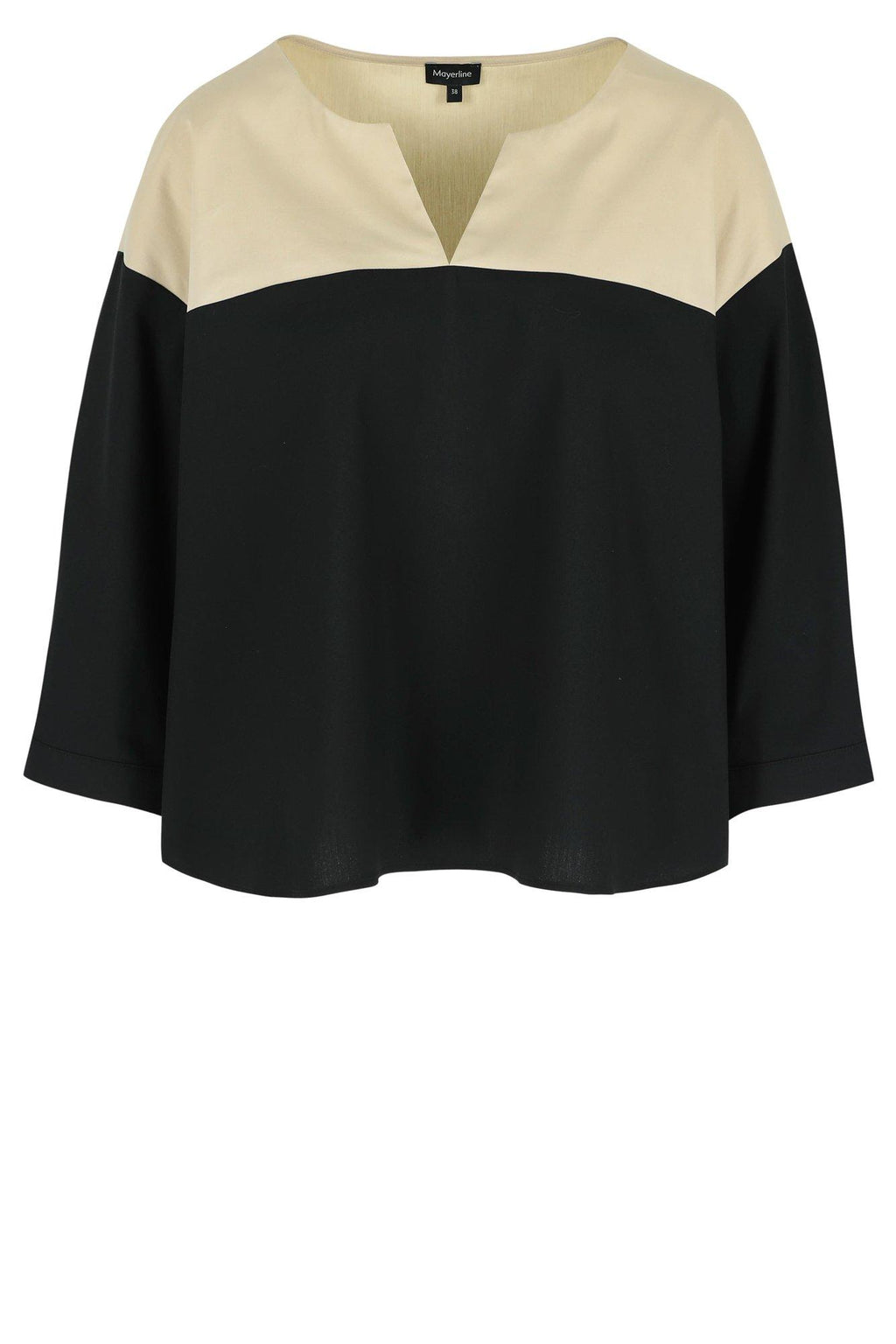 Blouses lange mouw zwart Mayerline