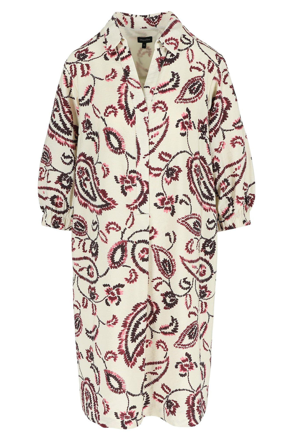 Jurken lange mouw multicolor Mayerline