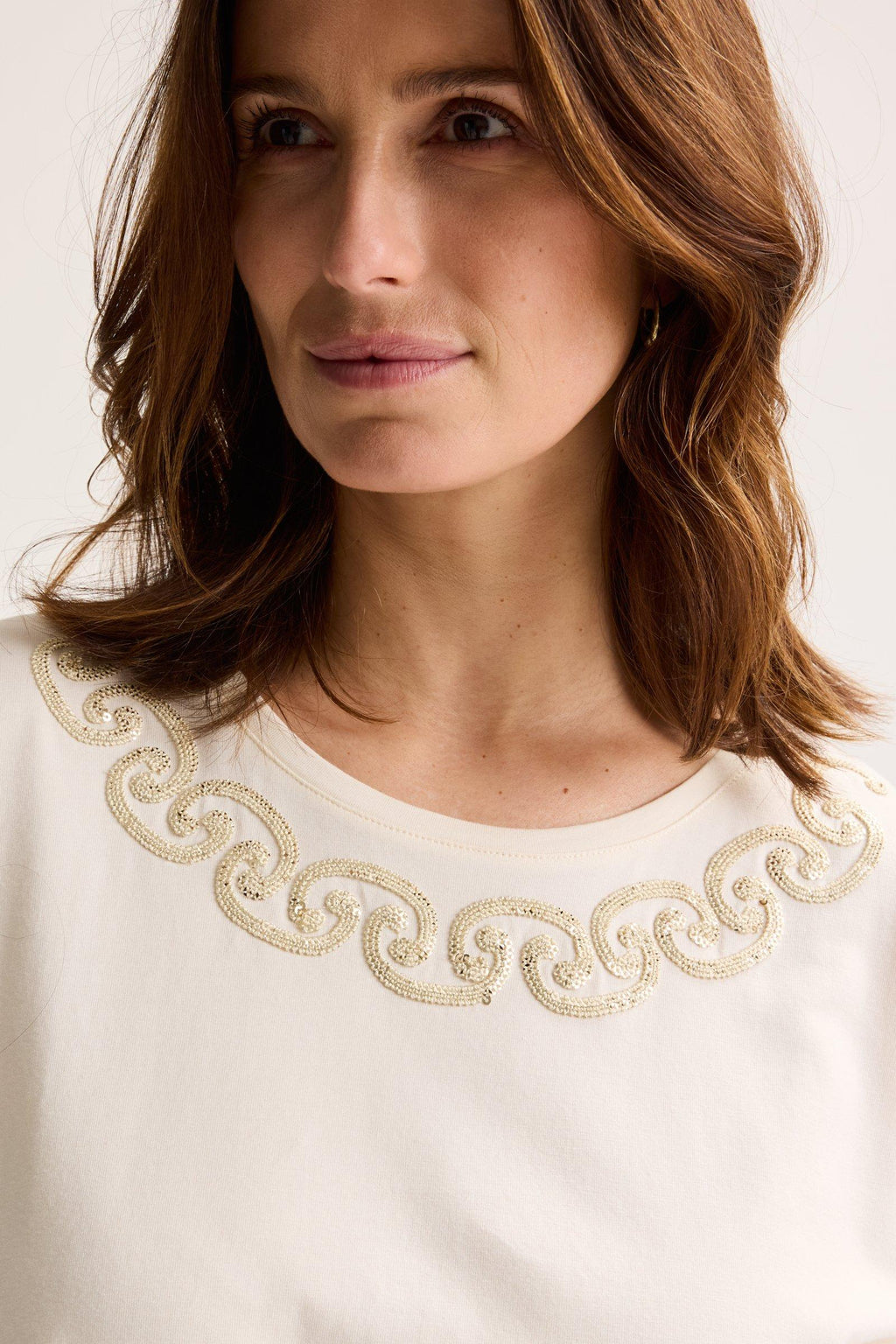 T-shirts korte mouw wit Mayerline