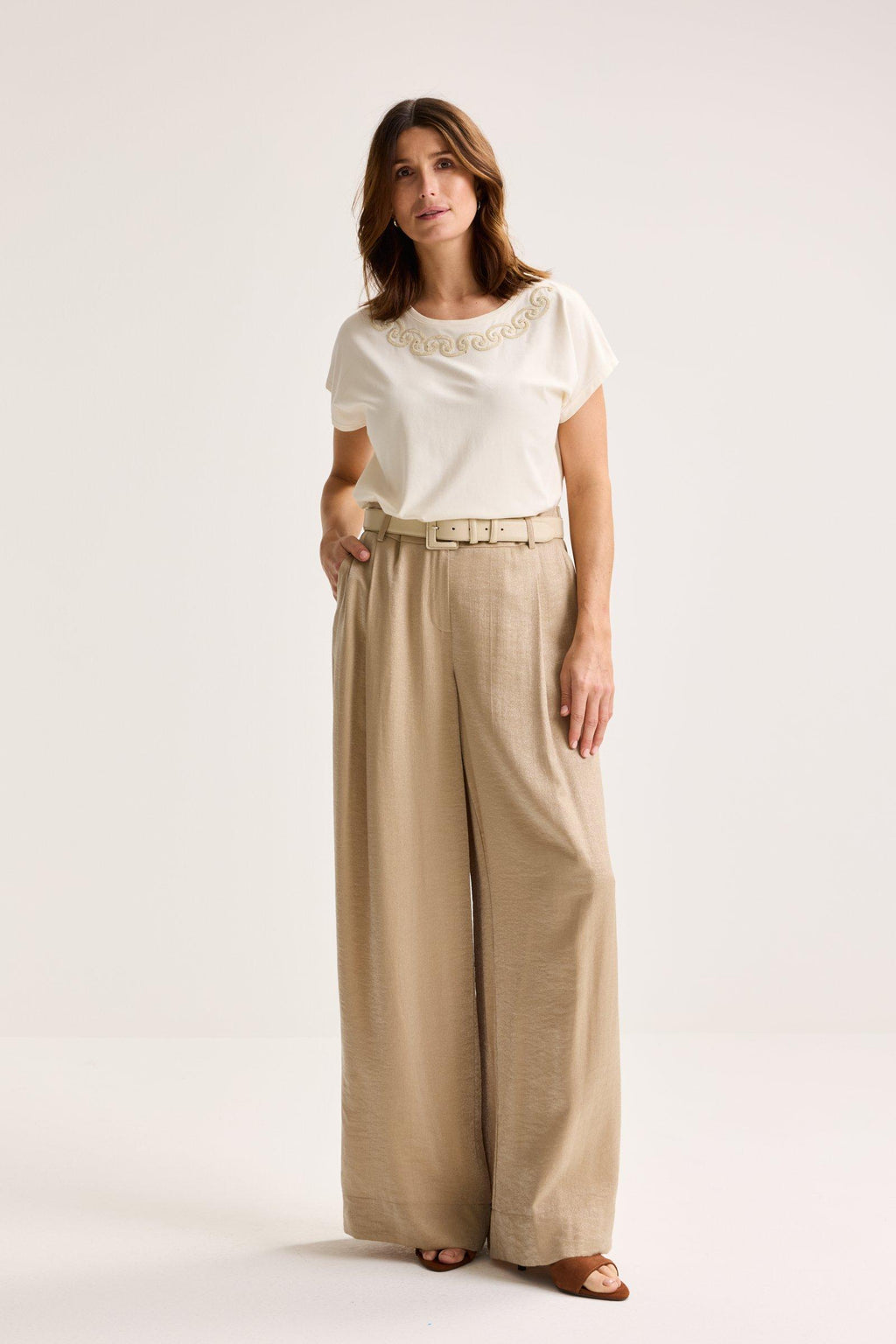 Broeken beige Mayerline