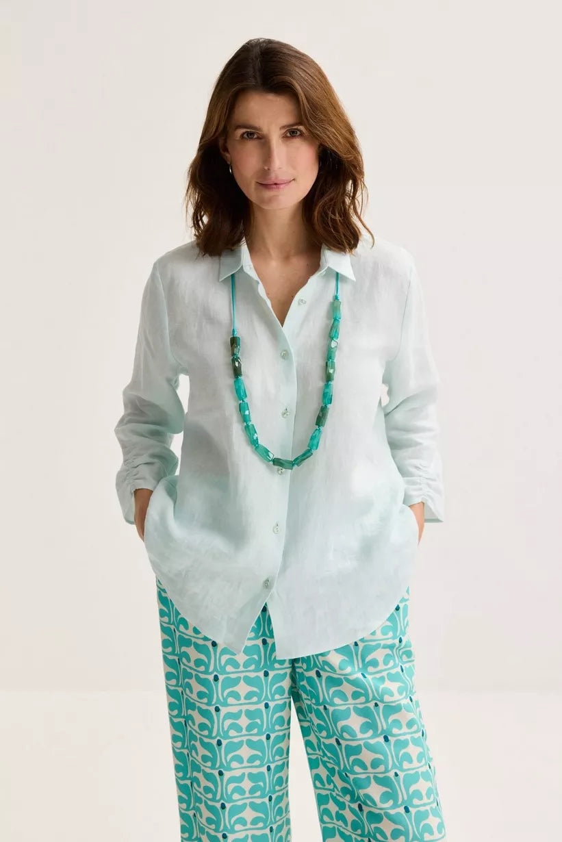 Blouses lange mouw blauw Mayerline