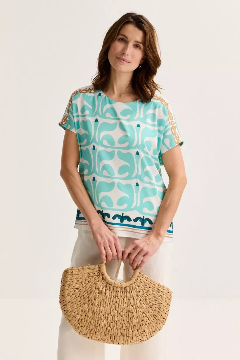 T-shirts korte mouw blauw Mayerline