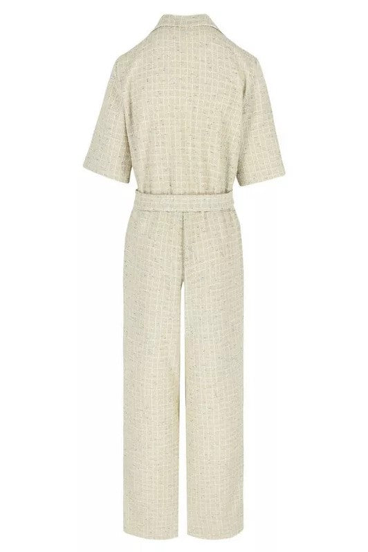 Jumpsuits korte mouw beige Mayerline