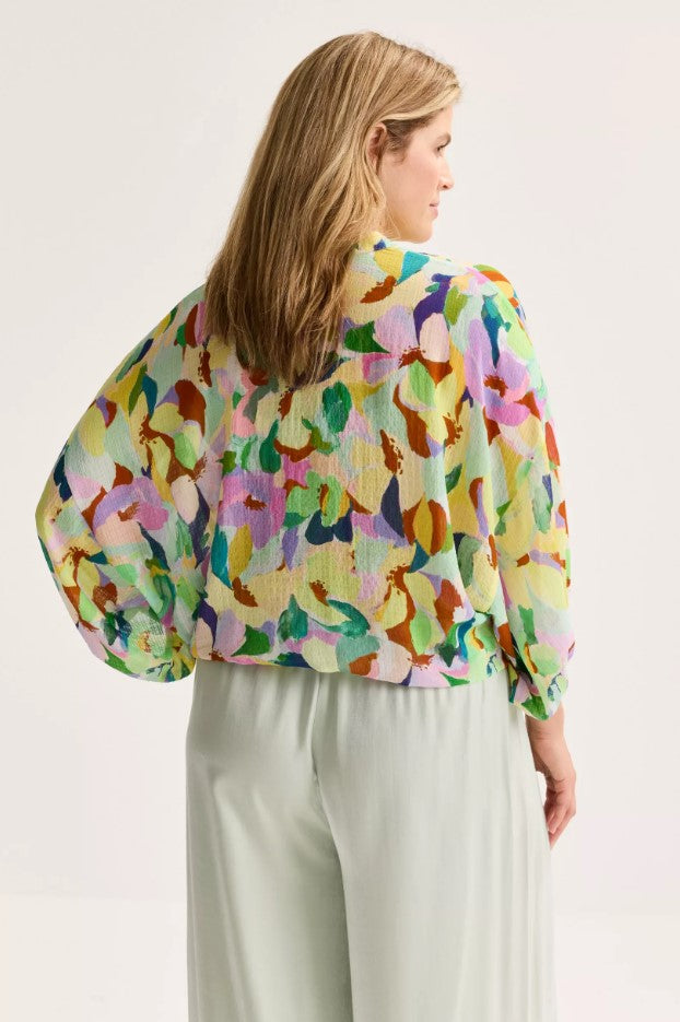 Blouses lange mouw groen Améline