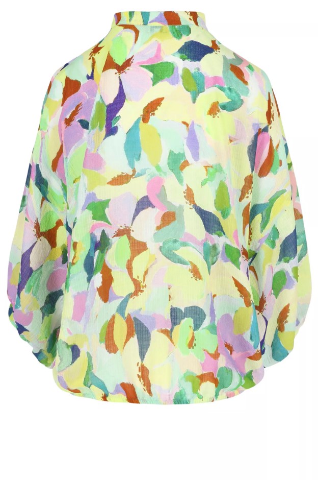 Blouses lange mouw groen Améline