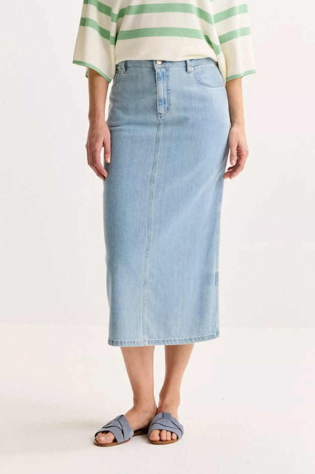 Rokken blauw Améline