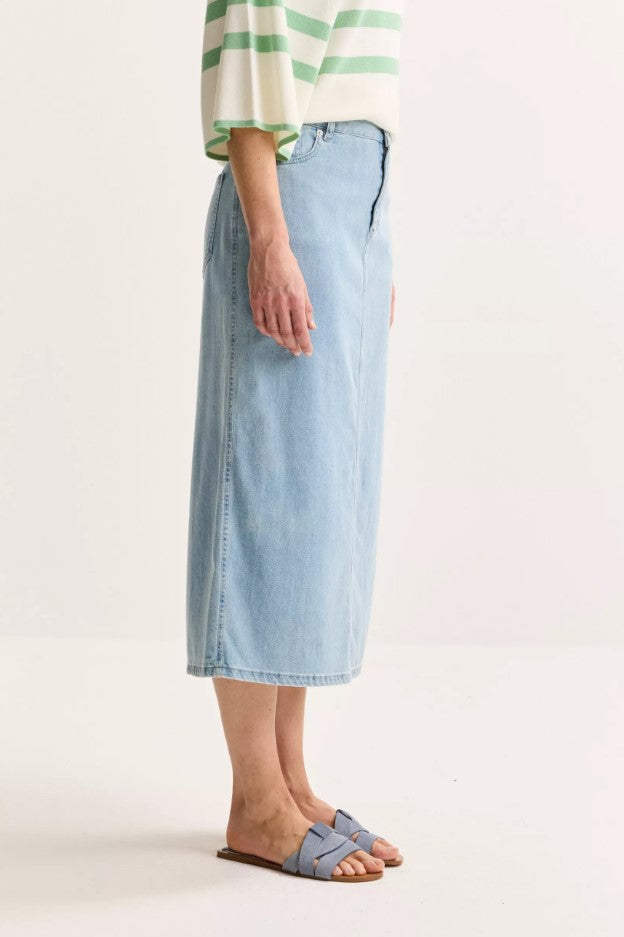 Rokken blauw Améline