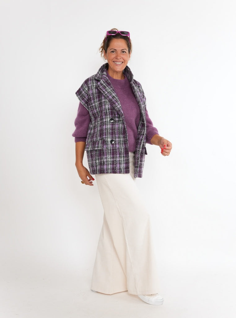 Jassen paars BLACK ROSE