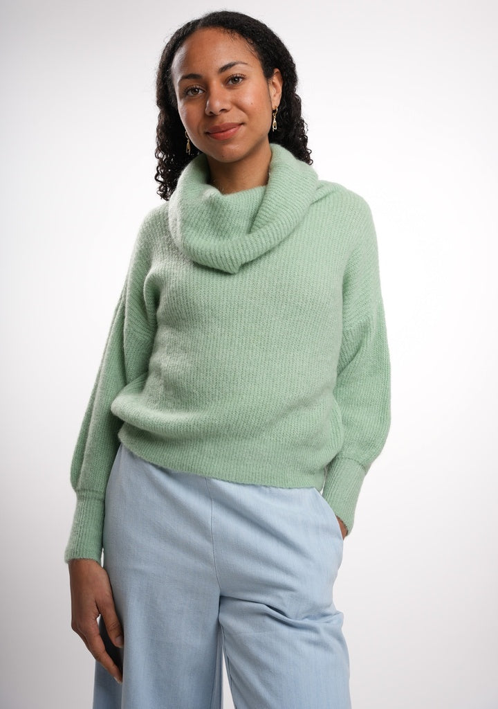 Pulls groen BLACK ROSE