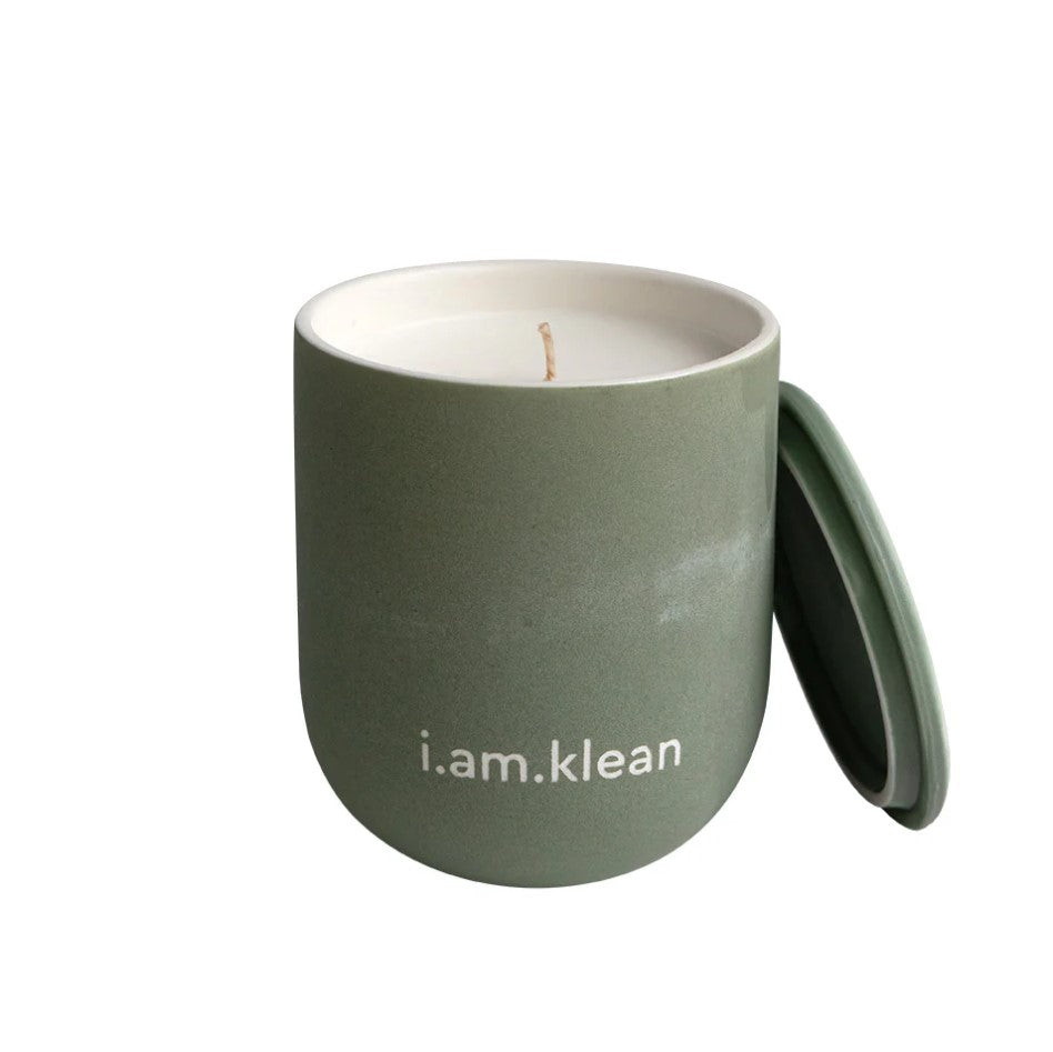 Kaarsen leather & birch i.am.klean